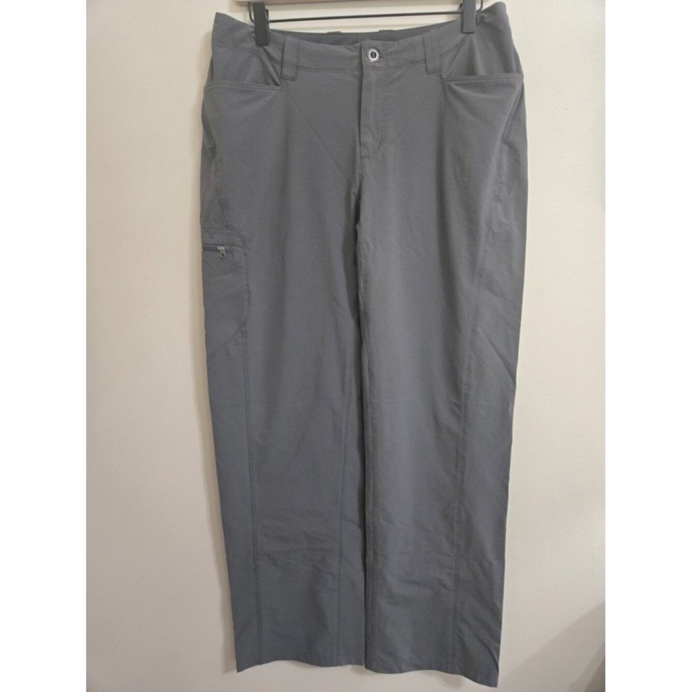 Patagonia Rock Guide Pants Women's 10 Gray Hiking Stretch Nylon Straight Leg - Picture 3 of 11